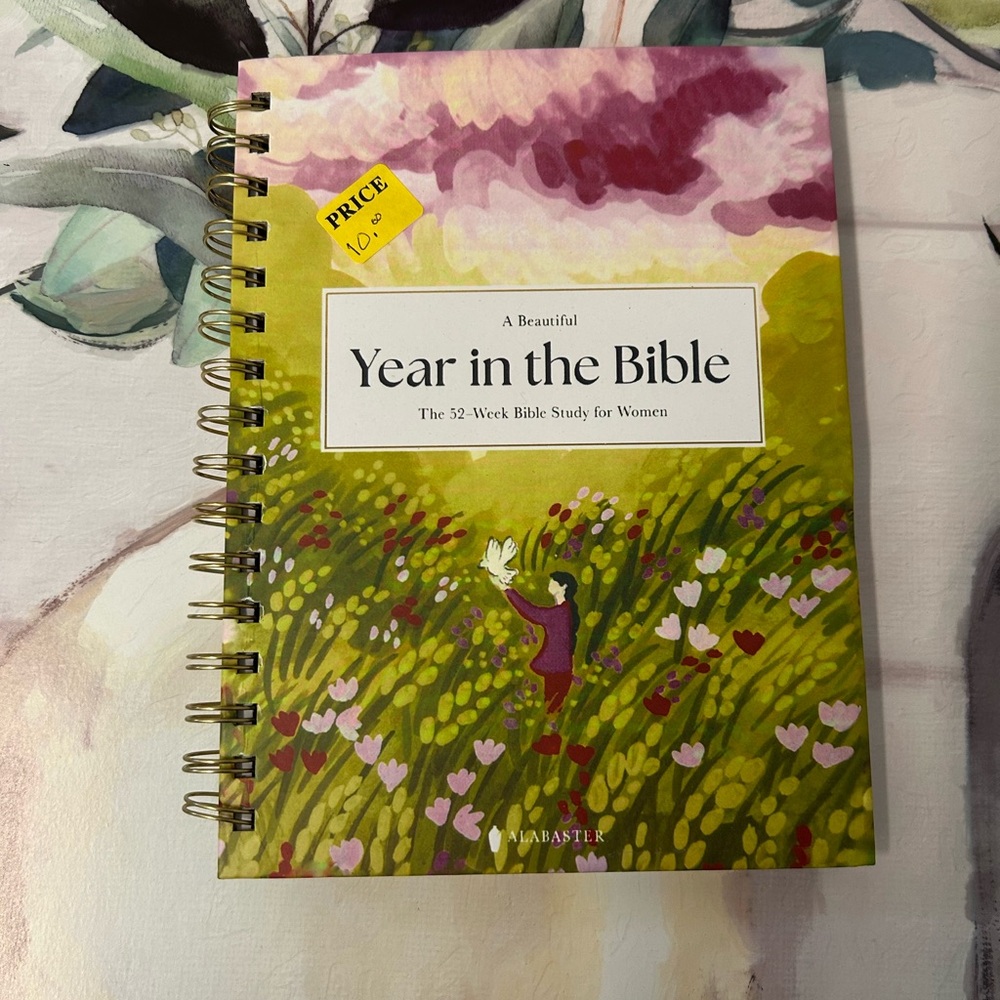 A Beautiful Year in the Bible Journal by - Green and Purple